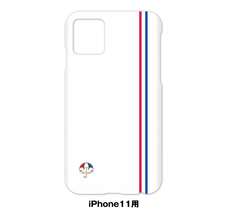 【商品名】2021スマホケース〈ストライプ：ブルー/ホワイト〉