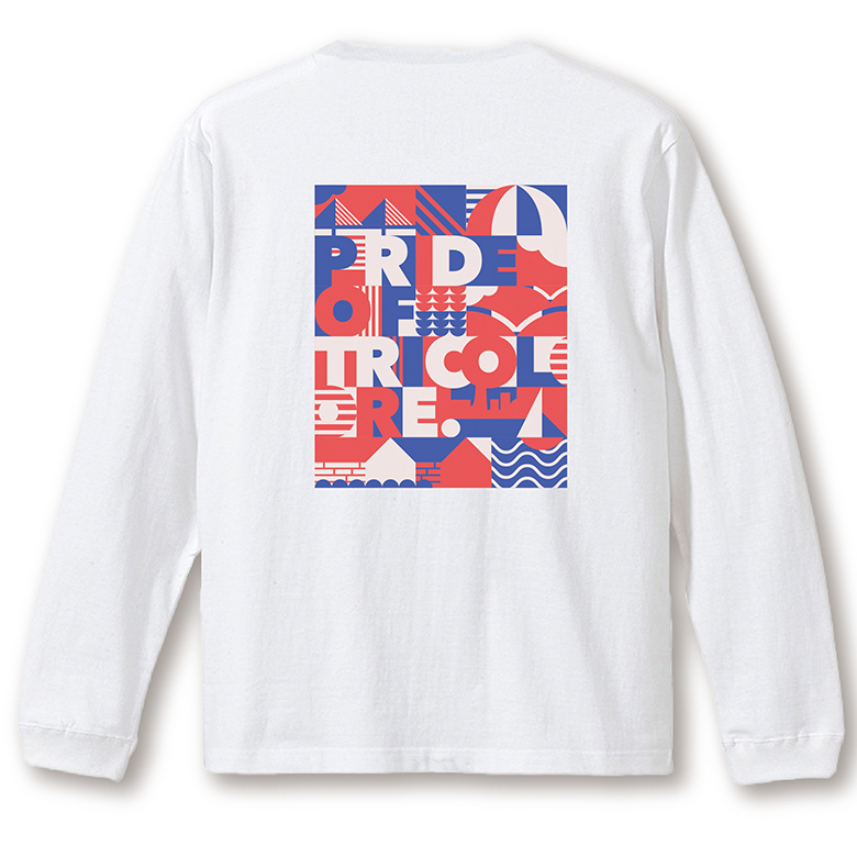 YOKOHAMA グラフィック ロングTシャツ ホワイト