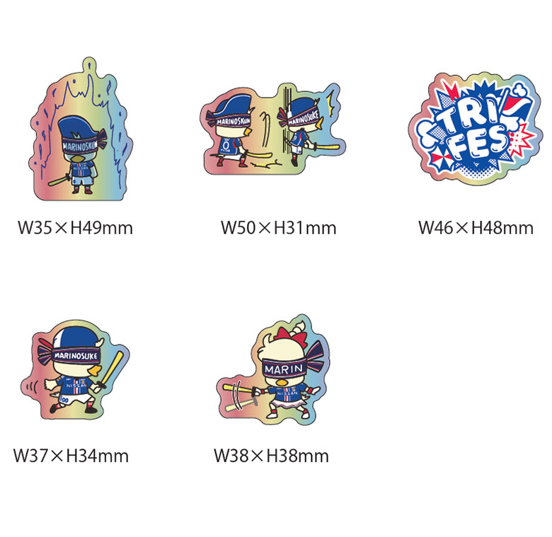 クリアポーチ&ステッカーセット＜トリコロールフェスタ2023＞