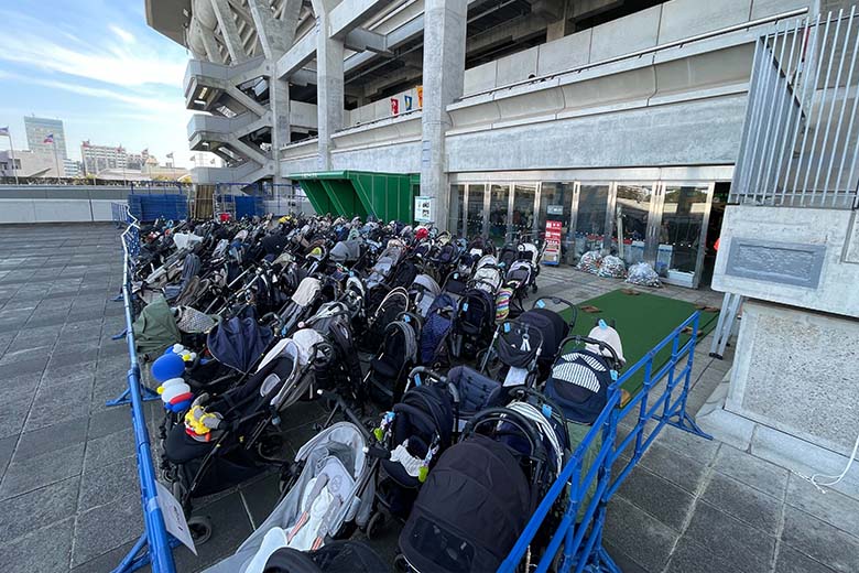 ベビーカーお預かりサービス