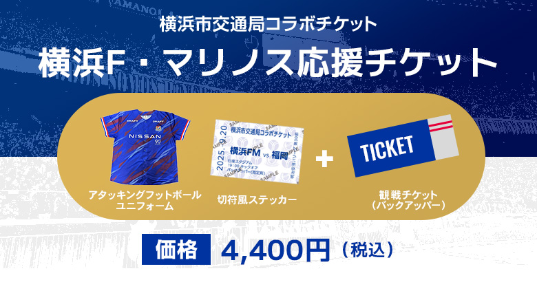 横浜F・マリノス応援チケット（ホーム応援席）