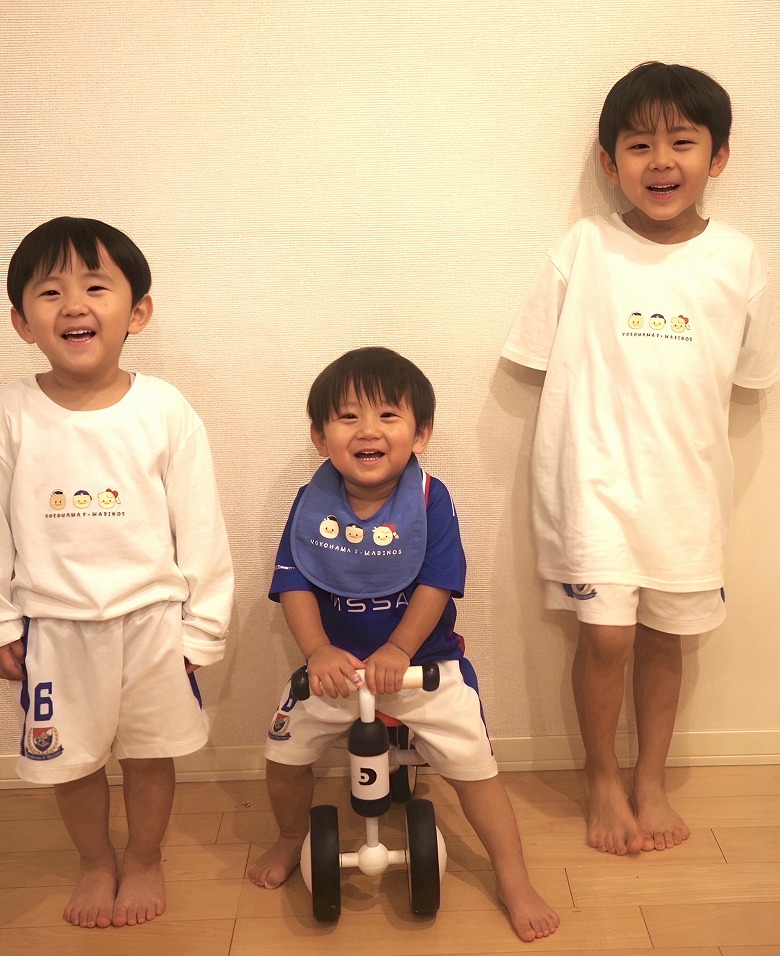 ロングTシャツ＜まる顔＞：キッズ