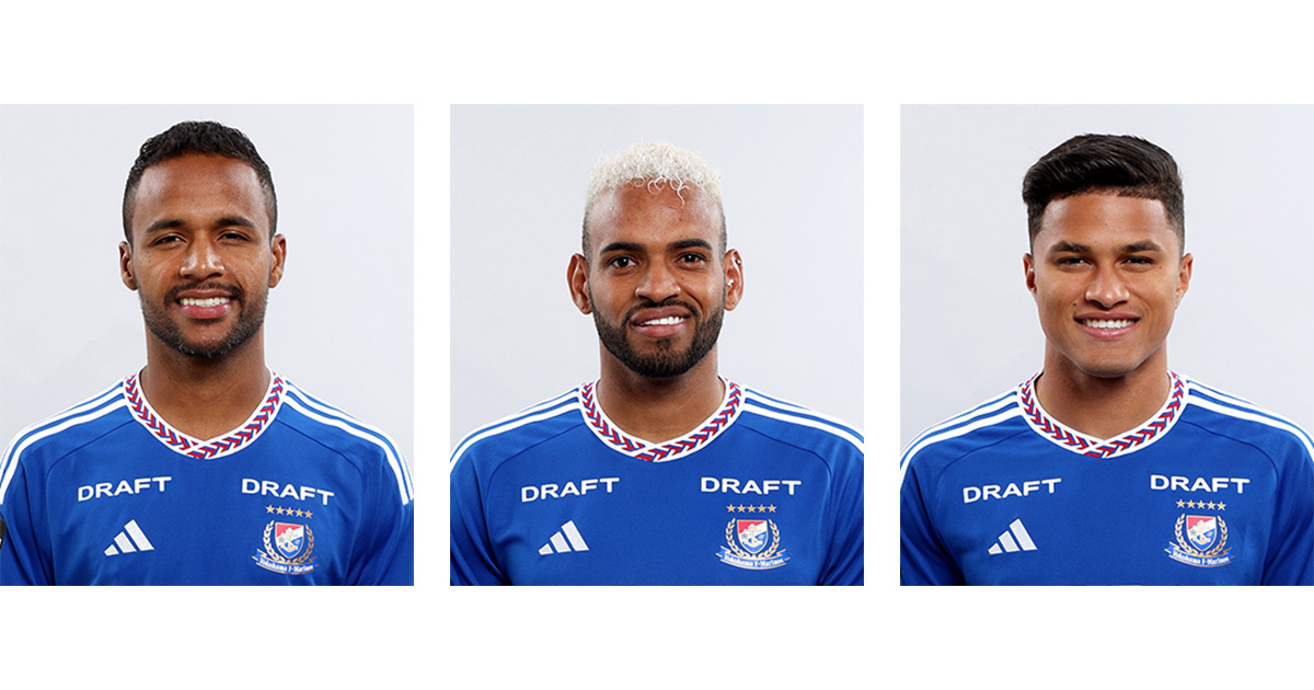 エウベル選手、アンデルソン ロペス選手、ヤン マテウス選手