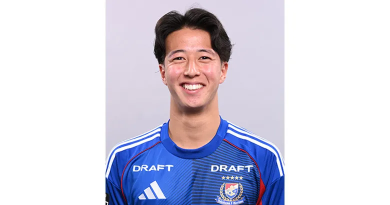 横浜F・マリノス スタジアム展示パネル 松村 晃助選手 松村 晃助選手 2026年JFA・Jリーグ特別指定選手認定のお知らせ